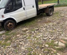 Ford transit pickup tipper breaking