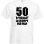50 Officially A Grumpy Old Man T-Shirt, Funny 50th Birthday Gift Image 7
