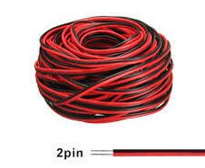 10m 2pin 22 AWG UL2468 2 0.5mm Extension Cable use for 12v 24v LED Strip Tape String Connect Electric Wire