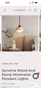 Contemporary Tudo & Co Pendant light X 2