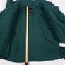 Pull & Bear Dark Forest Green Stand Collar Zip Front Short Puffer Jacket Size M Image 10