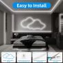 LQHZMYY LED Neon Light Strip, Powered by, Features a 501 Switch And Button Control, Waterproof Image 5