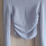 Dusky blue top fits X's and s never worn Image 2