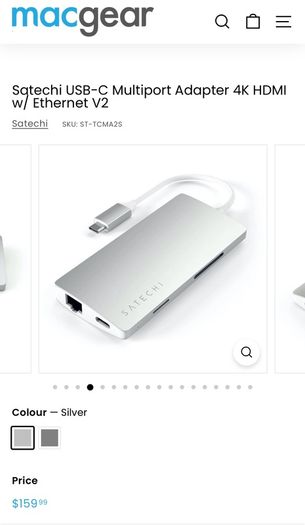 Satechi Multiport Adapter 4K HDMI w/ Ethernet V2