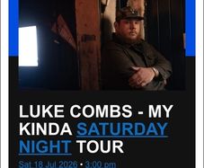 Luke Combs tickets - Sat 18th x 4
