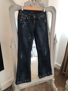 River Island Distressed Jeans size 8
