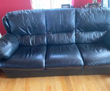 3+1 Leather Sofa and Recliner Armchair