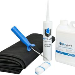 Shed Roof Kit -  Rubber Roofing Kit for Sheds & Outbuildings - Longer Lasting Alternative to Roofing Felt for Sheds (3.5m x 3.5m)