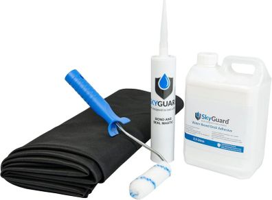 Shed Roof Kit -  Rubber Roofing Kit for Sheds & Outbuildings - Longer Lasting Alternative to Roofing Felt for Sheds (3.5m x 3.5m)