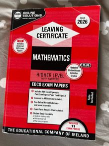 Leaving Cert Maths Higher Level EDCO Exam Papers (2026 Edition)