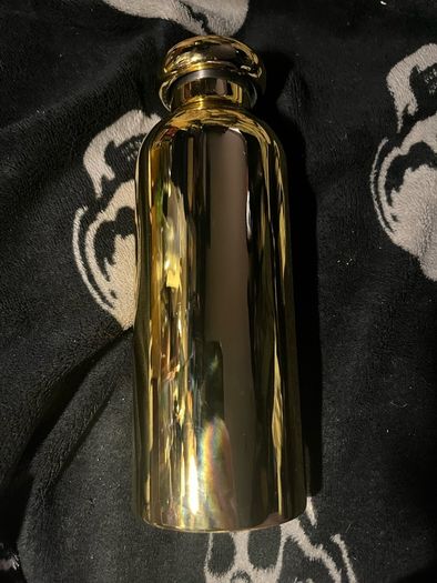 Drink Bottle cold hot Screw Cap Gold Colour