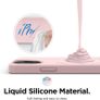 Liquid Silicone Case For iPhone 12 Pro Max Luxury Thin Soft Phone Cover New Pink Sand - FHT3IP12PMLK Image 2