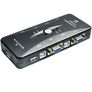 Switch Box Adapter, One-Button Swapping, 4 VGA Cables not Included, Ideal for PCs, Keyboard, Mouse, Scanner, Printer Image 2