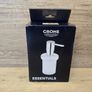 GROHE Essentials New Glass Soap Dispenser Chrome Image 3