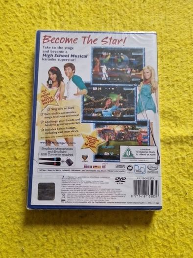 Brand new Singstar Disney High School Musical PlayStation2 Ps2 Games Original
