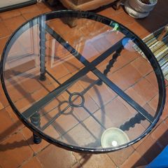 Cast iron coffee table