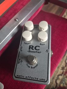 Xotic RC Booster limited silver edition