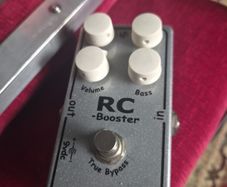 Xotic RC Booster limited silver edition