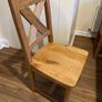 Solid Oak Table & 4 Chair Dining Set Image 3