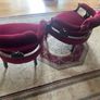 Two victorian tub chairs Image 9