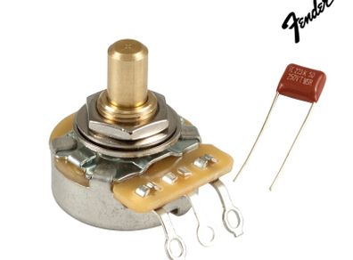 Fender, No-Load Potentiometer, 250K, Solid Shaft