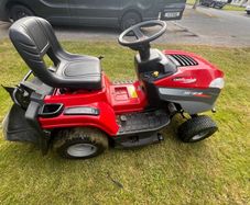 castle garden ride on mower with warranty 1250