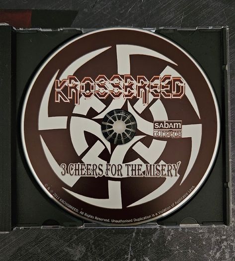 Krossbreed "3 Cheers For Misery" CD Album