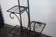 Brand New Metal Plant Shelf Flower Display Stand Garden Planter Holder with 4 Tier Shelves Indoor (Black)