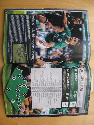 Ireland vs New Zealand Match Day Programme 17 November 2018