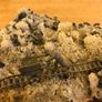 Vintage Hand-made mining pewter figures on pyrite Image 8