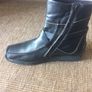 New Camel Active  Fits size 6.5 to 7 black ladies ankle  boots Image 3