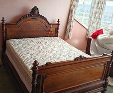 mahogany bed frame