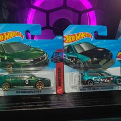 Hot Wheels Honda Civic Custom & Type R