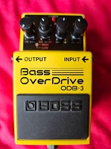 Boss Bass Guitar Overdrive and EQ pedals