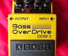Boss Bass Guitar Overdrive and EQ pedals
