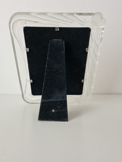 1 large original crystal Walther Glass Picture Frame Made in Germany