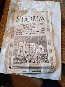 boxing leaflet Liverpool stadium