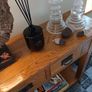Solid Oak consol table Excellent condition Image 3