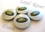 1set LAND ROVER Silver with BLACK logo  63mm Alloy Wheel Center Caps cap Hub Cover 63 Land L322