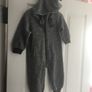 baby boys tracksuit style onezie - look at hood Image 2