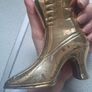Vintage Brass Boot Image 6