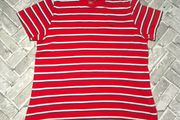 Lee Mens Regular Fit Short Sleeve T-Shirt Size XL Striped Red/White/Navy