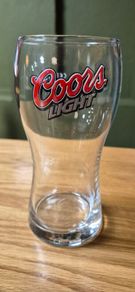 Coors light pint glasses