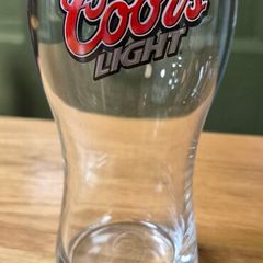 Coors light pint glasses
