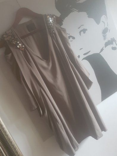 Hotel Particulier Pure Silk Crystals Embellished Dress
