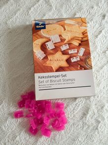 Brand New Tchibo Biscuit Stamp Set