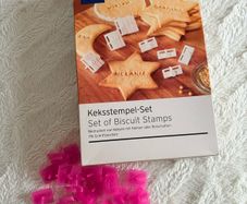 Brand New Tchibo Biscuit Stamp Set