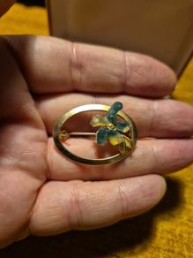Vintage Flower Brooch