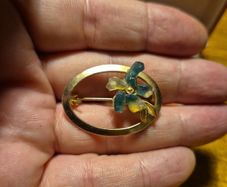 Vintage Flower Brooch