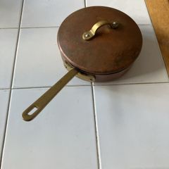 Copper saucepan